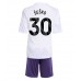 Manchester United Benjamin Sesko #30 Bortedraktsett Barn 2025-26 Kortermet (+ Korte bukser)